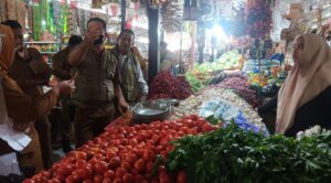 Potret ASN Daerah Kabupaten Luwu Utara saat berkunjung dipasar Masamba